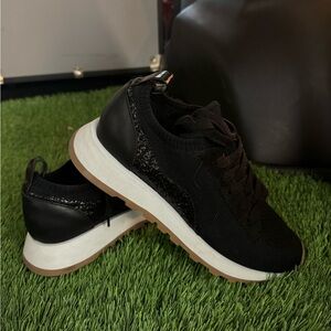 Dolce Vita Moria black knit sneaker